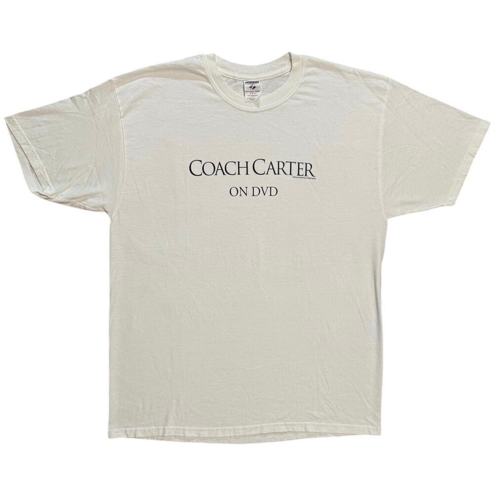 Vintage 2005 Coach Carter Movie Promo Shirt Jerzees Heavyweight XL White